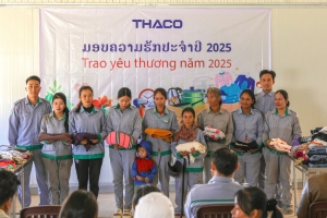 KLH HAGL Agrico Lào tổ chức chương trình “THACO - Trao yêu thương"