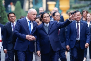 Thủ tướng Phạm Minh Chính chủ trì lễ đón, hội đàm cùng Thủ tướng New Zealand Christopher Luxon