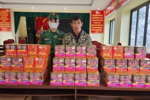 Cao Bằng bắt giữ đối tượng vận chuyển trái phép 96,8 kg pháo nổ