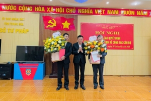 Sở Tư pháp Thanh Hóa có Giám đốc mới