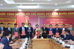 Hà Tĩnh bổ nhiệm các giám đốc sở sau khi thành lập sở mới