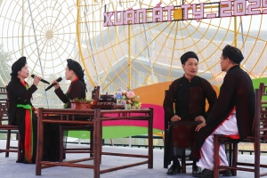 580 liền anh, liền chị tham gia Hội thi Dân ca Quan họ Bắc Ninh Xuân Ất Tỵ năm 2025