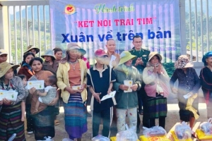 Gần 200 triệu tiền quà đến với bà con và học sinh vùng khó khăn huyện Đakarong