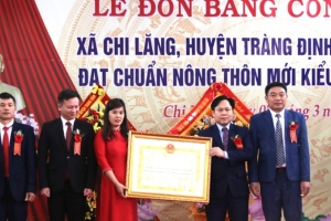 Tràng Định (Lạng Sơn): Có xã đầu tiên đạt chuẩn nông thôn mới kiểu mẫu