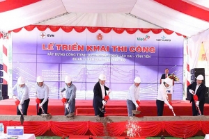 Triển khai thi công công trình đường dây 500KV Lào Cai - Vĩnh Yên, đoạn qua Phú Thọ