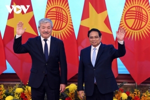 Tuyên bố chung về kết quả chuyến thăm chính thức Việt Nam của Thủ tướng Kyrgyzstan