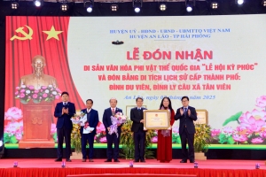 Đón nhận Di sản văn hoá phi vật thể Quốc gia "Lễ hội Kỳ Phúc"