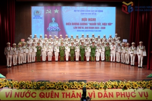 Tôn vinh 80 gương “Người tốt, việc tốt” Cảnh sát cơ động