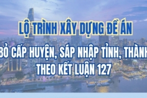 Hôm nay, 9/3, hạn cuối báo cáo Bộ Chính trị cho chủ trương không tổ chức cấp huyện, sáp nhập một số tỉnh
