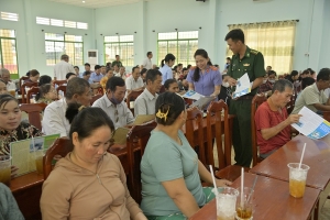 Bộ đội Biên phòng Kiên Giang phối hợp tuyên truyền phòng, chống khai thác IUU