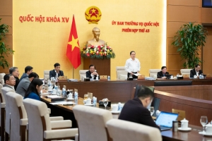 Phiên họp thứ 43 của Ủy ban Thường vụ Quốc hội: Nghiên cứu, sửa đổi Hiến pháp 2013 và các luật có liên quan