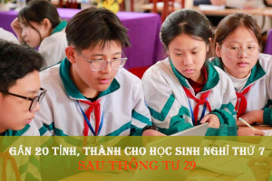 Những tỉnh, thành nào cho học sinh nghỉ thứ Bảy sau Thông tư 29?