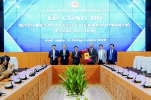 Huế- nguyên Giám đốc Sở Lao động Thương binh và Xã hội làm Giám đốc Sở Công Thương
