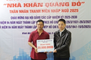 Hải Phòng: Khởi công xây dựng nhà “Khăn quàng đỏ” cho thân nhân thanh niên nhập ngũ năm 2025