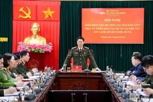 Nam Định tăng cường bảo đảm an ninh trật tự tại các dự án khu vực Cồn Xanh
