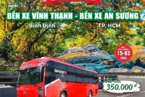 Bình Định: Lần đầu tiên huyện miền núi có tuyến xe khách đi TP. Hồ Chí Minh