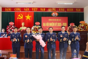 Đại hội Đảng bộ Hải đội 422 nhiệm kỳ 2025 - 2030 thành công tốt đẹp