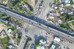Dự án nút giao Mỹ Thủy được kỳ vọng sẽ giảm ùn tắc cửa ngõ phía Đông TP. Hồ Chí Minh