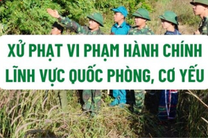 Đề nghị xây dựng Nghị định mới về xử phạt vi phạm hành chính lĩnh vực quốc phòng, cơ yếu