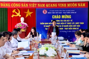 Bệnh viện Việt Nam - Thụy Điển Uông Bí đảm bảo các điều kiện để ghép thận trong quý II/2025