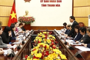 Đoàn đại biểu các trường đại học Liên bang Nga làm việc tại tỉnh Thanh Hóa