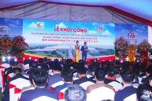 Khởi công dự án Nhà máy sản xuất dụng cụ thể thao Outdoor Gear Việt Nam