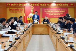 Hà Tĩnh: Thống nhất đề nghị huyện Hương Khê đạt chuẩn, thị xã Hồng Lĩnh hoàn thành nhiệm vụ xây dựng NTM