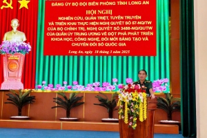 Hội nghị nghiên cứu, học tập, quán triệt tuyên truyền và triển khai thực hiện Nghị quyết số 57-NQ/TW và Nghị quyết số 3488-NQ/QUTW