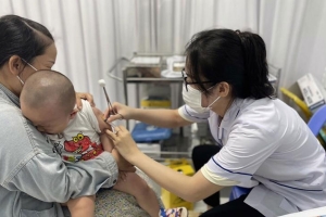 Bắc Giang: 98,6% trẻ trong độ tuổi được tiêm vắc-xin phòng bệnh sởi