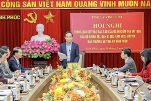 Vĩnh Phúc: Đẩy nhanh tiến độ hoàn thành nhiệm vụ trước thềm sáp nhập