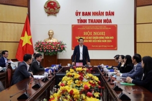 Thanh Hóa: Xét công nhận 2 xã NTM và 1 xã NTM kiểu mẫu