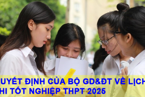 Bộ GD&ĐT quyết định giữ nguyên lịch thi tốt nghiệp THPT 2025