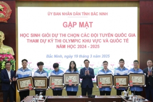 Bắc Ninh: 13 thí sinh dự thi chọn các đội tuyển Quốc gia tham dự Kỳ thi Olympic khu vực và quốc tế