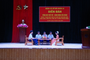 Hải đoàn 42 tổ chức Diễn đàn “Tiếng nói tuổi trẻ - Hành động của Đoàn”