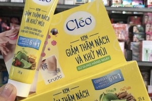 Kem giảm thâm nách Cléo chứa Acid salicylic không khai báo, thu hồi khẩn cấp