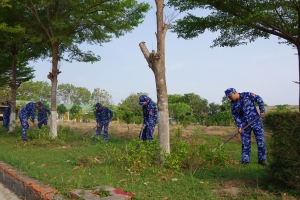 "Thứ Bảy tình nguyện - Chủ nhật xanh" ở Hải đoàn 42