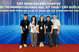 Cả 3 dự án khoa học kỹ thuật cấp quốc gia của học sinh Nam Định đều đoạt giải