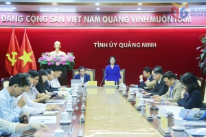 Đoàn công tác tỉnh Cà Mau nghiên cứu, học tập kinh nghiệm tại Quảng Ninh