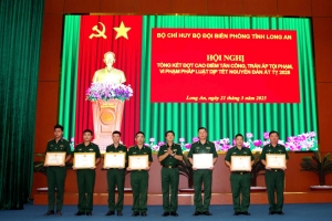 BĐBP tỉnh Long An tổng kết đợt cao điểm công tác phòng chống ma túy và tội phạm dịp Tết Nguyên đán Ất Tỵ