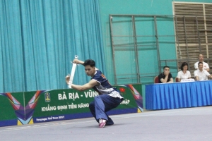 381 VĐV tranh tài Giải vô địch Wushu quốc gia tại Vũng Tàu