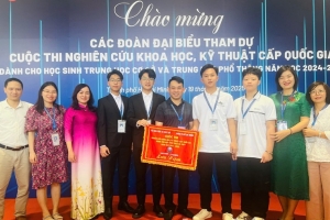 Học sinh Bắc Ninh đạt giải Nhất Cuộc thi nghiên cứu khoa học kỹ thuật cấp Quốc gia