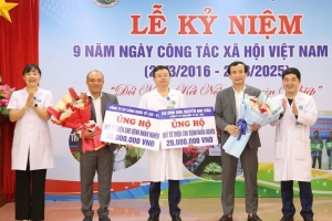 Hà Tĩnh: Hơn 200 triệu đồng ủng hộ Quỹ Từ thiện cho bệnh nhân nghèo