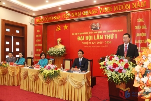 Đại hội lần thứ nhất Chi bộ Cơ quan Đảng ủy UBND tỉnh Quảng Ninh