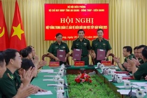 Hiệp đồng quản lý, bảo vệ biên giới khu vực tiếp giáp ba tỉnh An Giang, Đồng Tháp, Kiên Giang
