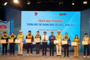 Tôn vinh những gương mặt trẻ Quảng Bình tiêu biểu năm 2024
