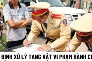 Công dân nên biết các quy định mới về thẩm quyền xử phạt, tạm giữ tang vật, phương tiện vi phạm