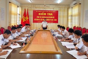 Đảng ủy Vùng CSB 4 kiểm tra công tác chuẩn bị Đại hội Đảng bộ Hải đoàn 42