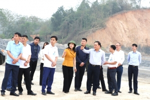 Chủ tịch UBND tỉnh Lạng Sơn kiểm tra các dự án quan trọng
