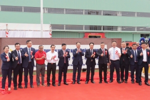 Khánh thành Nhà máy hàn đặc biệt Pourin tại Khu Công nghiệp Nam Đình Vũ