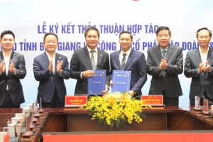 Bắc Giang ký kết thỏa thuận hợp tác với Công ty cổ phần Tập đoàn T&T